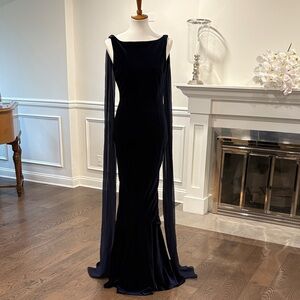 Elegant Lily velvet Evening Gown